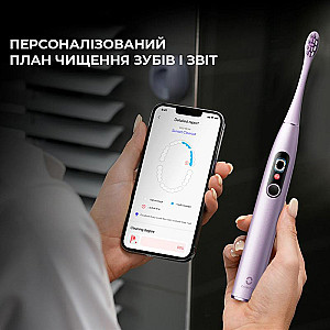 Розумна зубна електрощітка Oclean X Pro Digital Electric Toothbrush Purple (6970810553475)