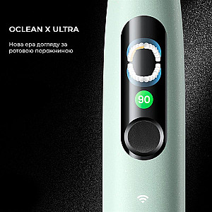 Розумна зубна електрощітка Oclean X Ultra Set Green (OLED) (6970810553505)