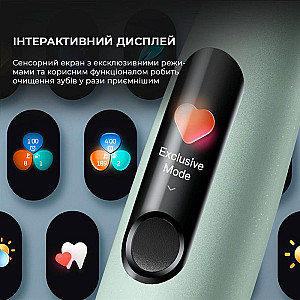 Розумна зубна електрощітка Oclean X Ultra Set Green (OLED) (6970810553505)