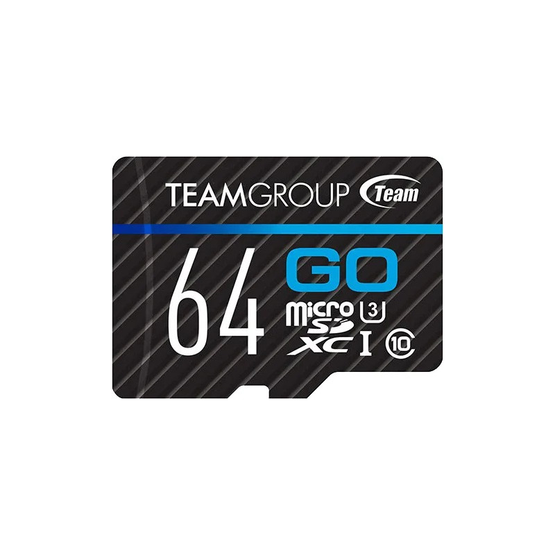 Карта пам`ятi MicroSDXC 64GB UHS-I/U3 Team Go R90/W45MB/s + SD-адаптер (TGUSDX64GU303)