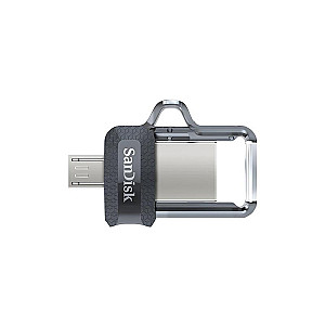 Флеш-накопичувач USB3.0 64GB OTG SanDisk Ultra Dual M3.0 Black (SDDD3-064G-G46)