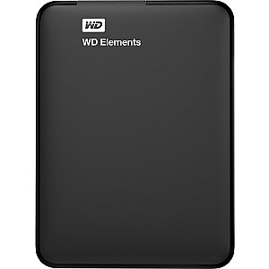 Зовнішній жорсткий диск 2.5" USB 1.0TB WD Elements Black (WDBUZG0010BBK-WESN)