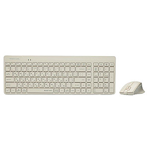 Комплект (клавіатура, мишка) бездротовий A4Tech Fstyler FG2400 Air Beige