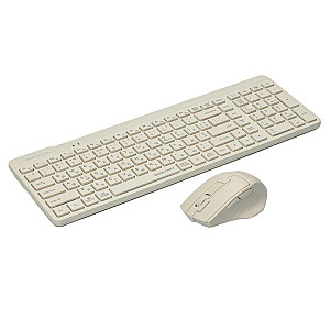 Комплект (клавіатура, мишка) бездротовий A4Tech Fstyler FG2400 Air Beige