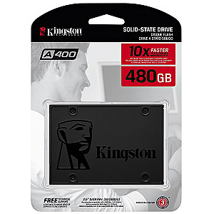 Накопичувач SSD  480GB Kingston SSDNow A400 2.5" SATAIII (SA400S37/480G)