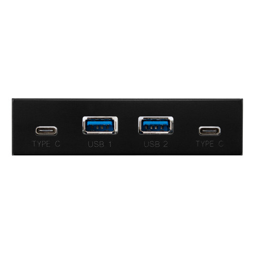USB-хаб Frime USB 3.1 2 x type A & 2 x type C VL820 Black (ECF-FP2xTA&2xTC.32)
