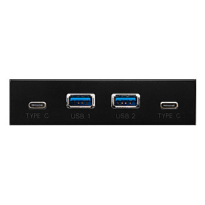 USB-хаб Frime USB 3.1 2 x type A & 2 x type C VL820 Black (ECF-FP2xTA&2xTC.32)