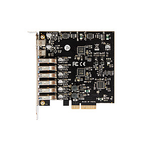 Плата розширення Frime PCI-E to USB3.2 Gen2 TYPE-A+C (6+2 порти) ASM3142+VL822 (ECF-PCIEtoUSB013)