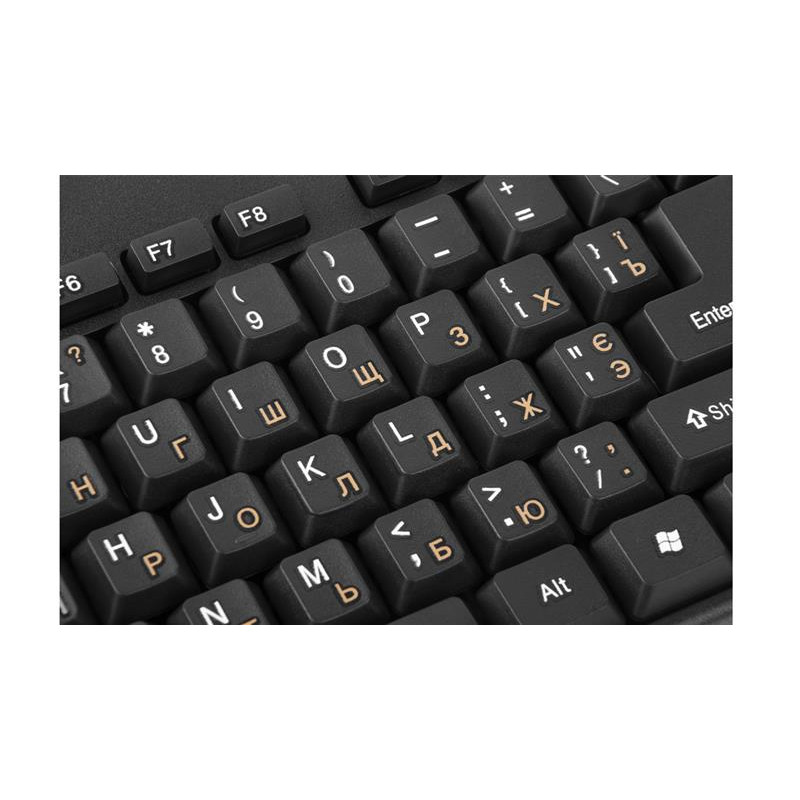 Комплект (клавіатура, миша) REAL-EL Standard 503 Kit Black USB