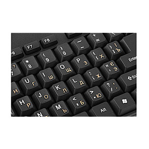 Комплект (клавіатура, миша) REAL-EL Standard 503 Kit Black USB