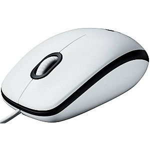 Миша Logitech M100 White (910-005004)