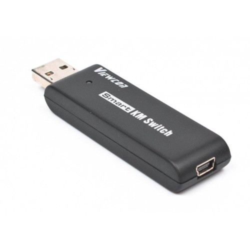 Адаптер-перемикач Viewcon VE679 Smart KM Switch, USB - mini USB (M/F), Black, 1.5 м