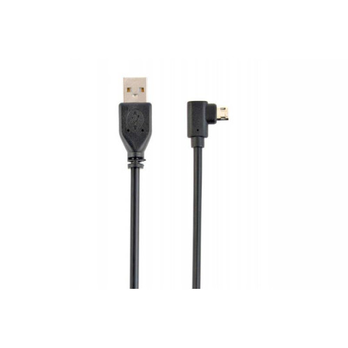Кабель Cablexpert USB - micro USB V 2.0 (M/M), чорний, 1.8 м (CCB-USB2-AMmDM90-6) 