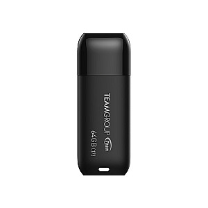 Флеш-накопичувач USB 64GB Team C173 Pearl Black (TC17364GB01)