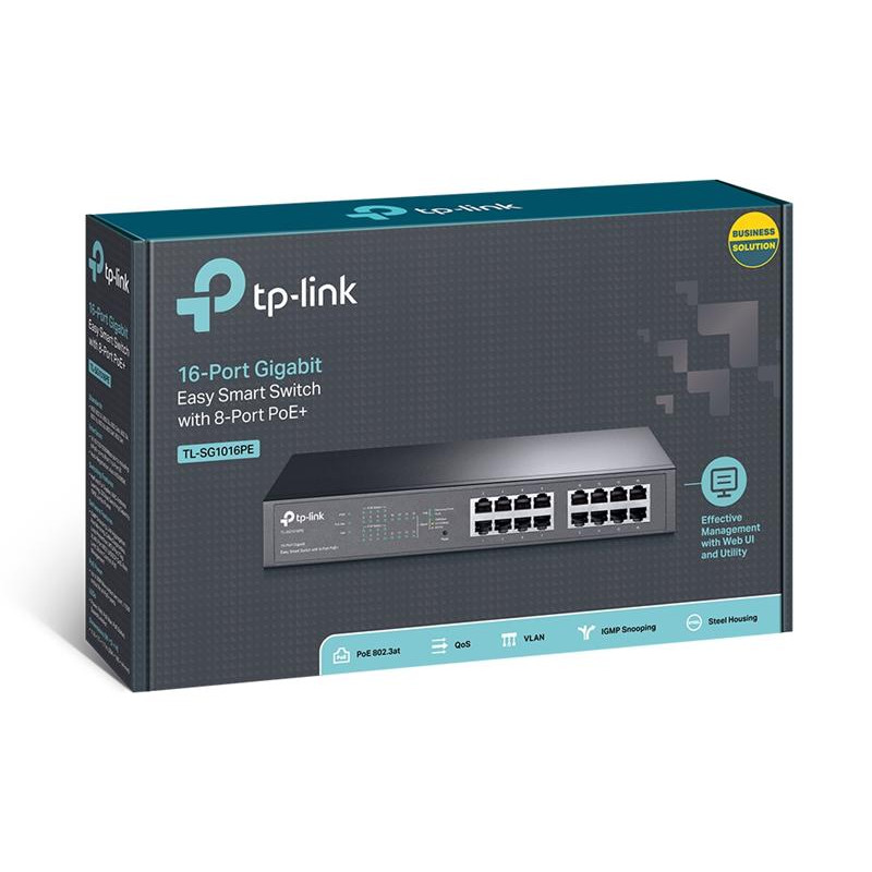 Комутатор TP-LINK TL-SG1016PE