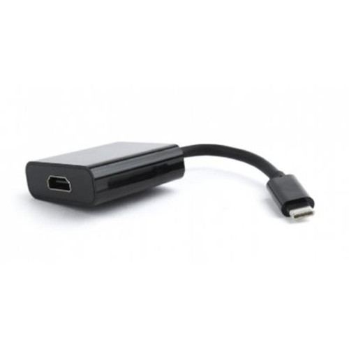Адаптер Cablexpert USB Type C - HDMI (M/F), 0.15 м, чорний (A-CM-HDMIF-01)