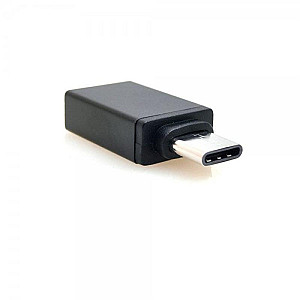 Адаптер Cablexpert USB - USB Type-C V 3.0 (F/M) Black (A-USB3-CMAF-01)