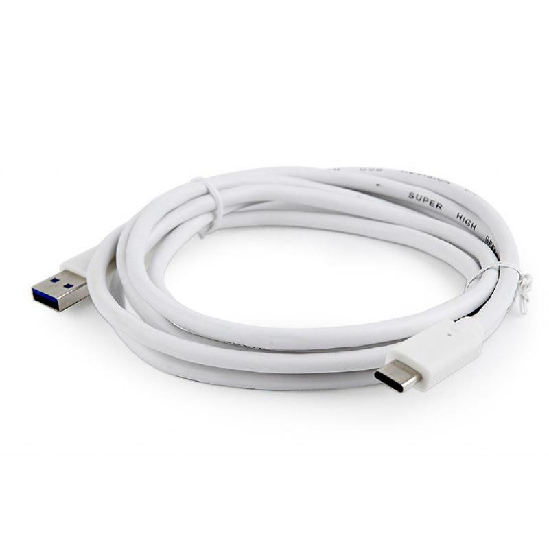 Кабель Cablexpert USB - USB Type-C V 3.0 (M/M), 1.8 м, білий (CCP-USB3-AMCM-6-W)