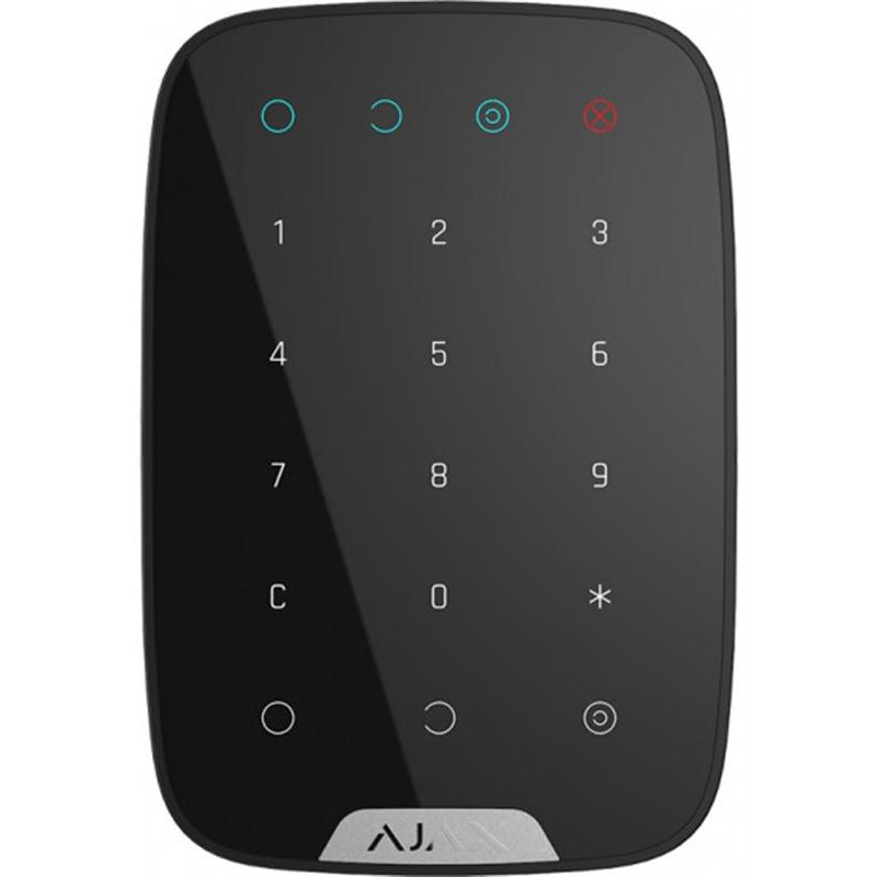 Бездротова сенсорна клавіатура Ajax KeyPad Black (000005653/8722.12.BL1)