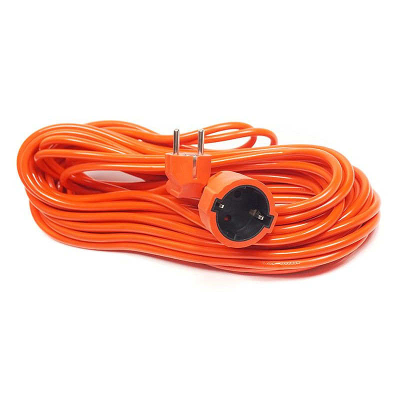 Подовжувач PowerPlant JY-3024/15 (PPCA08M150S1) 1 розетка, 15 м, помаранчевий