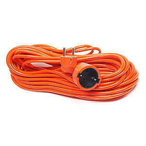Подовжувач PowerPlant JY-3024/15 (PPCA08M150S1) 1 розетка, 15 м, помаранчевий