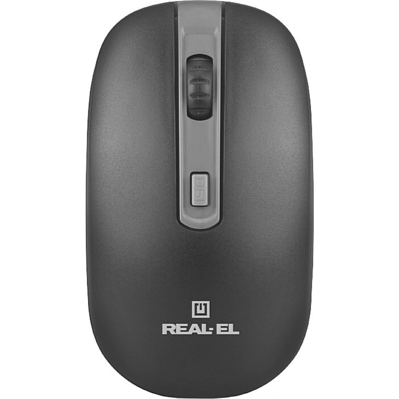Миша бездротова REAL-EL RM-303 Black/Grey