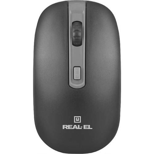 Миша бездротова REAL-EL RM-303 Black/Grey