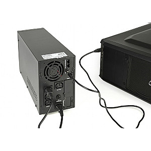 Джерело безперебійного живлення EnerGenie EG-UPS-PS2000-01 2000VA, Line Int., AVR, 3xIEC, метал