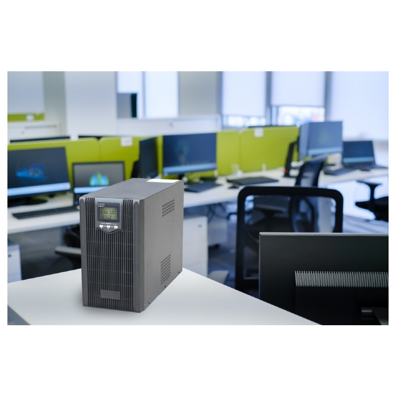 Джерело безперебійного живлення EnerGenie EG-UPS-PS2000-01 2000VA, Line Int., AVR, 3xIEC, метал