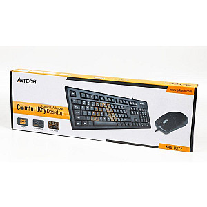 Комплект (клавіатура, мишка) A4Tech KRS-8372 Black USB