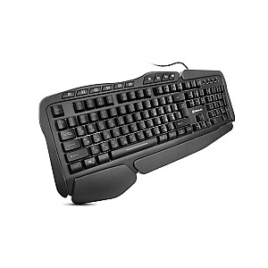 Клавіатура REAL-EL Gaming 8900 RGB Macro Ukr Black