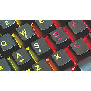 Клавіатура REAL-EL Gaming 8900 RGB Macro Ukr Black