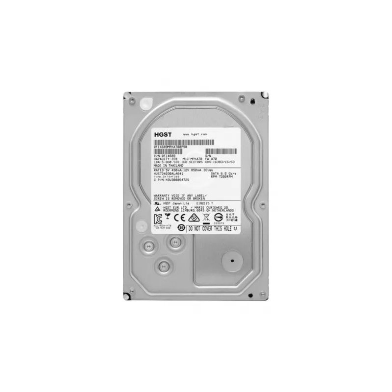 Накопичувач HDD SATA 3.0TB Hitachi (HGST) Ultrastar 7K4000 7200rpm 64MB (HUS724030ALE641) Refurbished