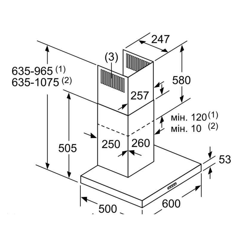Витяжка Bosch DWB66DM50