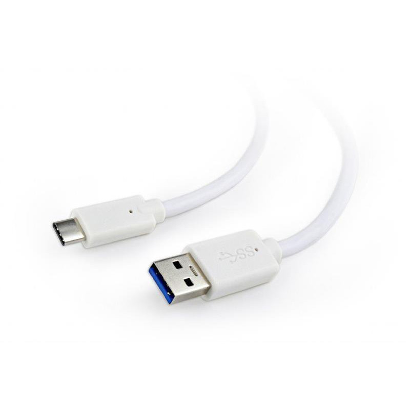Кабель Cablexpert USB - USB Type-C V 3.0 (M/M), 0.5 м, преміум, білий (CCP-USB3-AMCM-W-0.5M) 