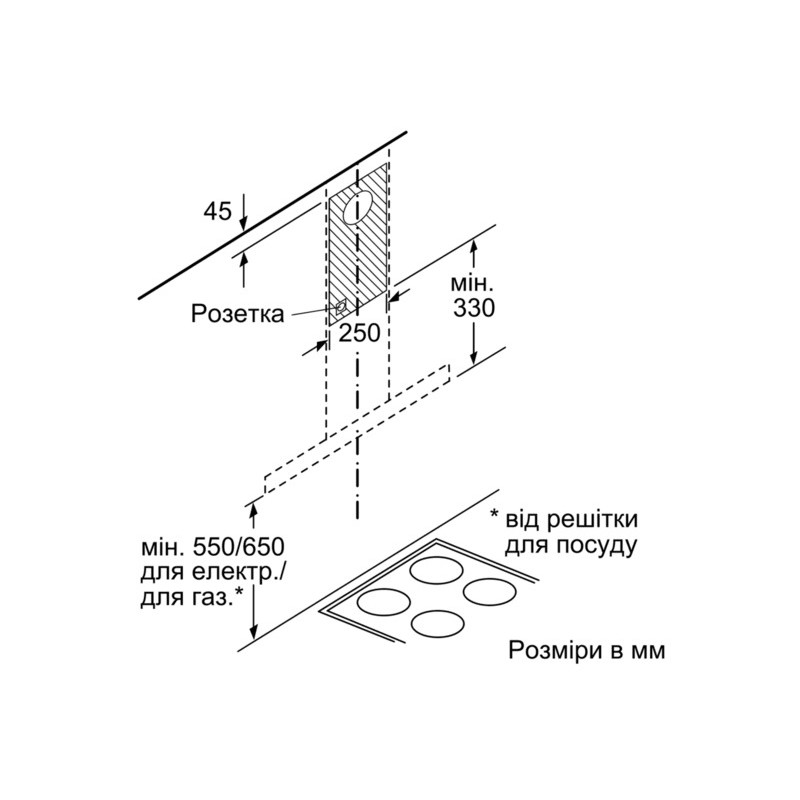 Витяжка Siemens LC66BHM50