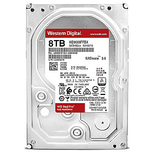 Накопичувач HDD SATA 8.0TB WD Red Pro NAS 7200rpm 256MB (WD8003FFBX)