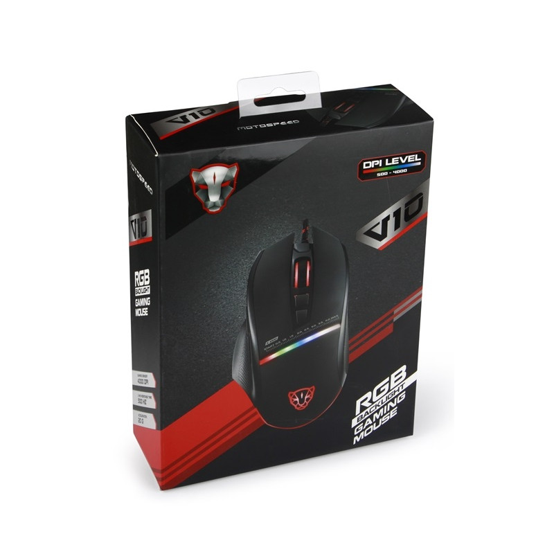 Миша Motospeed V10 Black (mtv10)