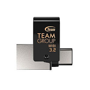 Флеш-накопичувач USB3.1 64GB OTG Type-C Team M181 Black (TM181364GB01)