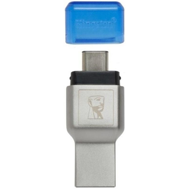 Кардрідер Kingston MobileLite Duo 3C Dual Interface USB3.1 Type-A and Type-C microSD (FCR-ML3C) Metall Casing