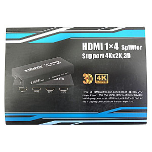 Розгалужувач (спліттер) Atcom (15190) HDMI 4 порти, підтримка UHD 4K