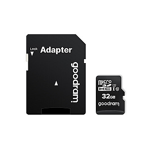 Карта пам`ятi MicroSDHC 32GB UHS-I Class 10 GOODRAM  + SD-adapter (M1AA-0320R12)