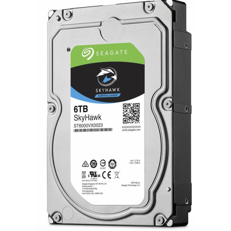 Накопичувач HDD SATA 6.0TB Seagate SkyHawk Surveillance 256MB (ST6000VX001)