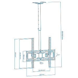 Кронштейн Walfix CM-41B (VESA400х400)