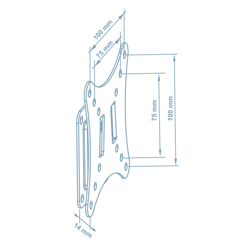 Кронштейн Walfix R-203B (VESA100х100)