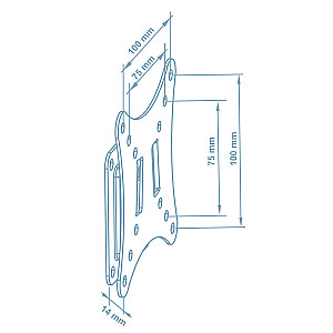 Кронштейн Walfix R-203B (VESA100х100)