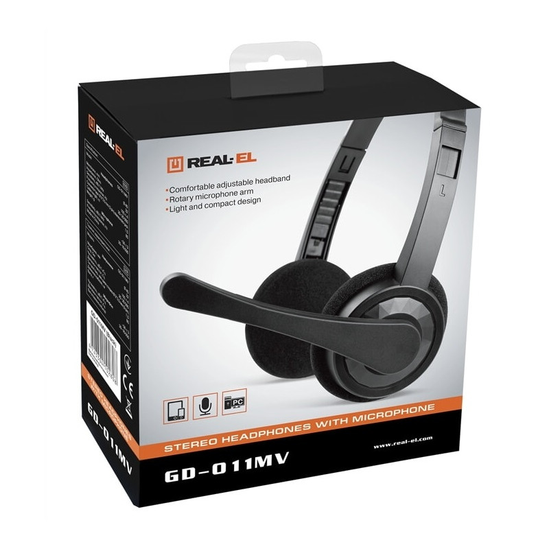 Гарнітура REAL-EL GD-011MV Black