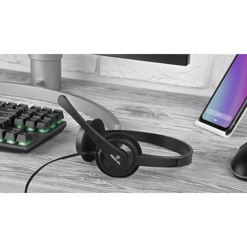 Гарнітура REAL-EL GD-011MV Black