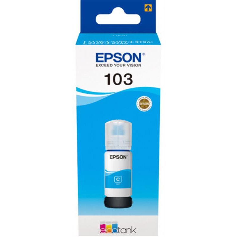 Чорнило Epson (103) L31XX Cyan (C13T00S24A) 65 мл