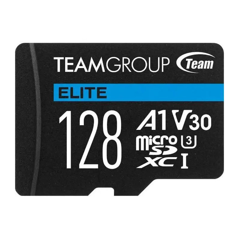 Карта пам`ятi MicroSDXC 128GB UHS-I/U3 Class 10 Team Elite + SD-адаптер (TEAUSDX128GIV30A103)